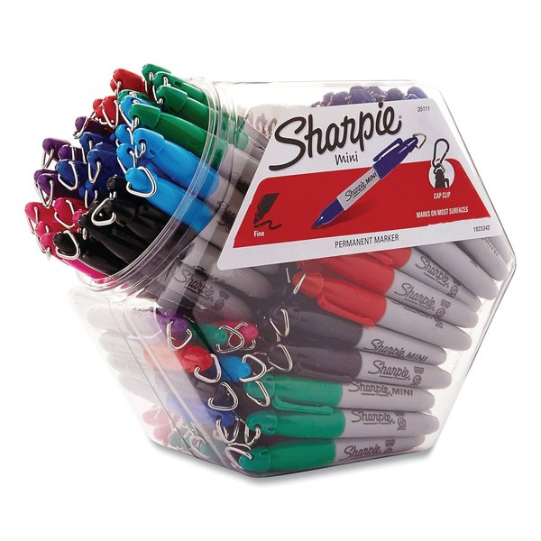 Sharpie Mini Permanent Marker, Fine Bullet Tip, Assorted Colors, 72PK 35111